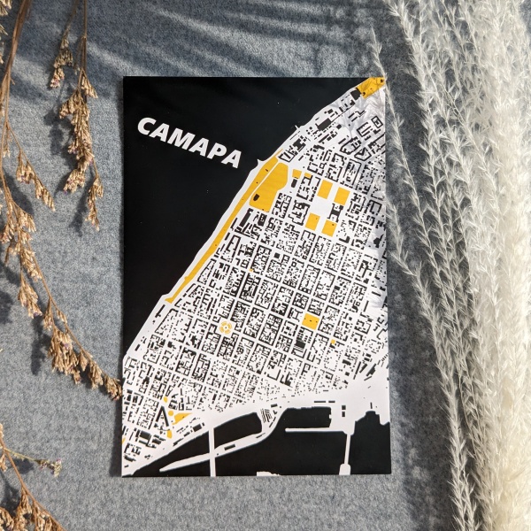 Открытка "Карта Самары. Центр"